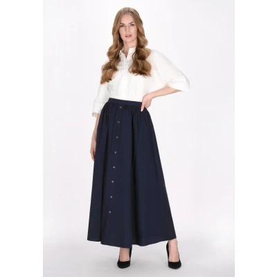 Abbildung von Dreimaster Alinienrock, Damen, Größe: 38, Navy