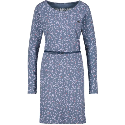 Abbildung von alife &amp; kickin Ellinak B Longsleeve Etuikleid, Damen, Größe: XS, Nightblue melange
