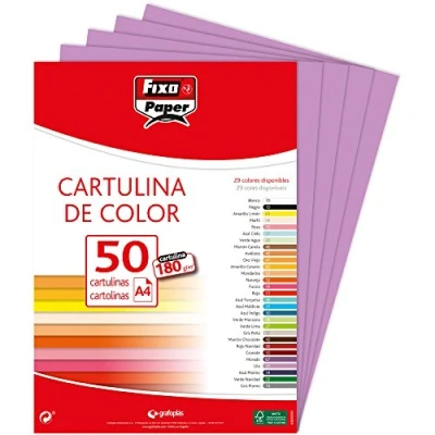 Abbildung von Fixo 11110335 Pack von 50 Karton, A4, Violett