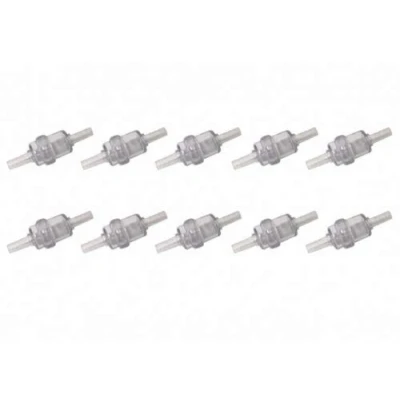 Abbildung von 10x Benzinfilter Kraftstofffilter 6mm Transparent für Simson S50 S51 S60 S70, Zündapp C CS GTS, Hercules Prima 2 3 4 5 S Optima, Kreidler Florett Flory, Puch Maxi Monza Mofa Moped Mokick Roller