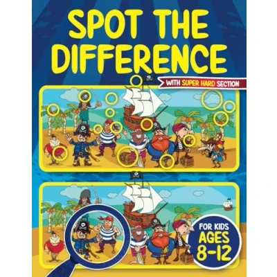 Abbildung von Spot the Difference Book for Kids ages 8 12: Seek and Find Hidden Picture Activity 8, 9, 10, 11 12 Year Old Children Includes SUPER ... (Spot Differences Kids, Band 3)