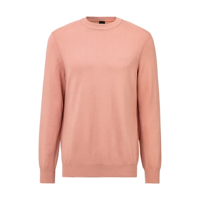 Abbildung von BOSS ORANGE Strickpullover Asac_V mit Logostickerei auf der Brust
