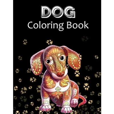 Abbildung von Dog Coloring Book: A Perfect package for Stress Relief and Relaxation