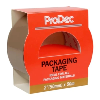 Abbildung von ProDec Paketklebeband, Paketband, starkes strapazierfähiges Packband, Klebeband zum Verpacken von Kartons, Verpackungsband für Umzüge, 5,1 cm x 50 m, Braun