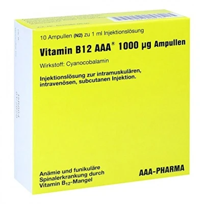Abbildung von Vitamin B12 AAA 1000 µg Ampullen 10X1 ml