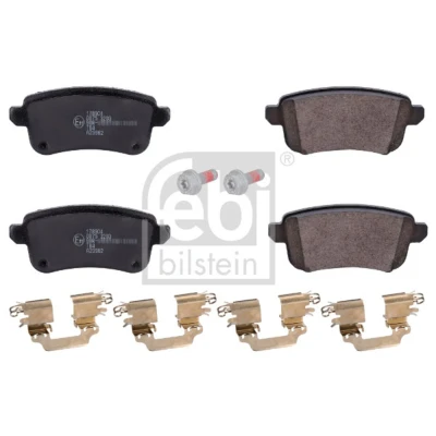 Abbildung von FEBI BILSTEIN 178904 Bremsbelagsatz Hinterachse mit Befestigungsmaterial RENAULT: GRAND SCENIC 3, Talisman Grandtour