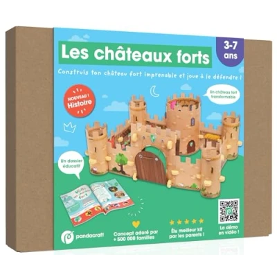 Abbildung von Les châteaux forts Kit ludo éducatif 3 7 ans: Construis ton château fort et joue !