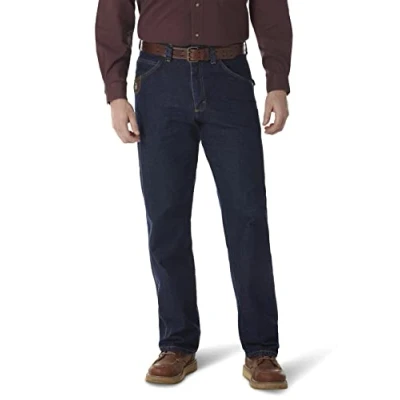 Abbildung von Wrangler Riggs Workwear Herren Jeans Contractor, Antik Indigo, 32W / 30L