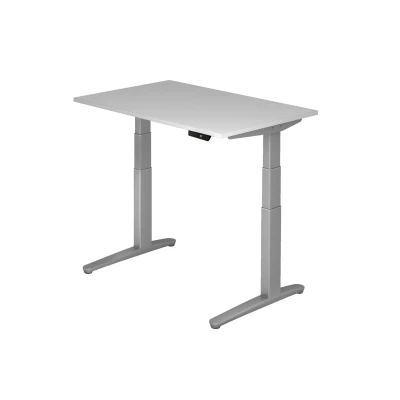 Abbildung von Hammerbacher Schreibtisch XBHM12 Grau/Silber