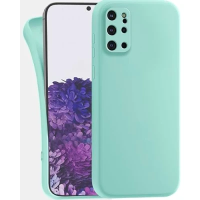 Abbildung von MyGadget Hülle kompatibel mit Samsung Galaxy S20 Plus robuste Handyhülle TPU Case Slim Silikonhülle Back Cover Kratzfest Schutzhülle Matt Mint