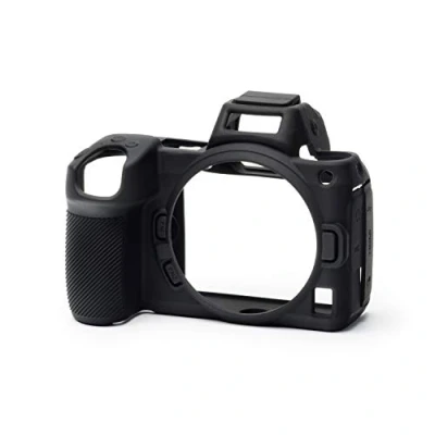Abbildung von easyCover Silikon Kameratasche Schutz für Ihre Kamera Nikon Z5/Z6 II/Z7 II (Schwarz)