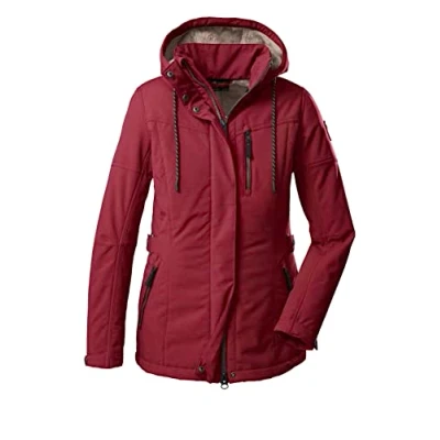 Abbildung von G.I.G.A. DX (GIGEQ Damen Casual Softshell Jacke mit abzippbarer Kapuze GW 26 WMN SFTSHLL JCKT, tiefrot, 40, 38545 000