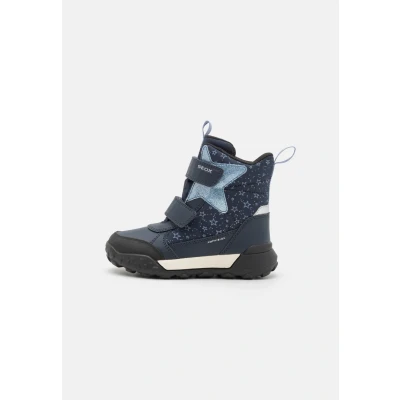 Abbildung von Geox Winterboots &quot;J TREKKYUP GIRL B ABX&quot;, Klettstiefel, Snowboots, Winterstiefel mit Metallic Look