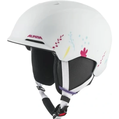 Abbildung von ALPINA Unisex Jugend BRIX JR Skihelm, White Graphic matt, 51 55