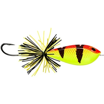 Abbildung von Rapala Angelköder BX Skitter Frog Balsa/Kunststoff Köder weich schwimmend Schwimmtiefe Oberfläche Größe 5,5 cm / 13 g hergestellt in Estland Hot Snake