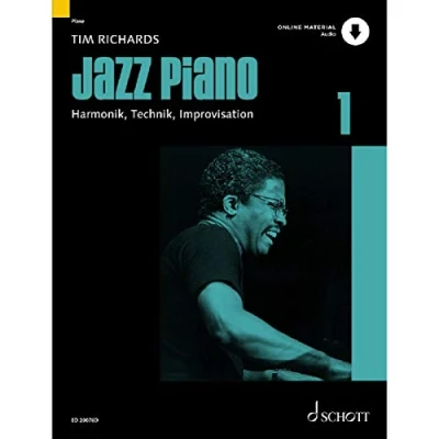 Abbildung von Jazz Piano: Harmonik, Technik, Improvisation. Band 1. Klavier. Lehrbuch. (Modern Piano Styles, 1)
