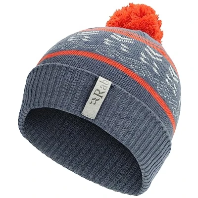 Abbildung von Rab Khroma Bobble Beanie Orion Blue/red Grapefruit Größe One