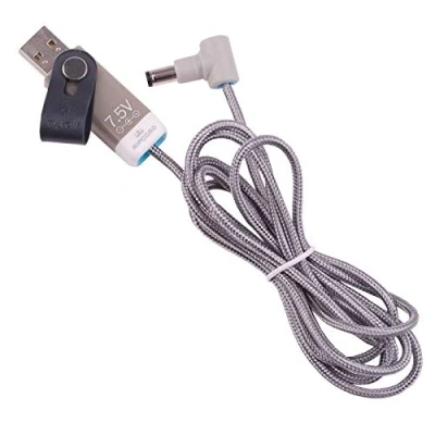 Abbildung von myVolts Ripcord USB Ladekabel mit 7.5V DC Ausgangsstecker kompatibel Fujitsu ScanSnap S1300, S1300i, S1300N Scanner