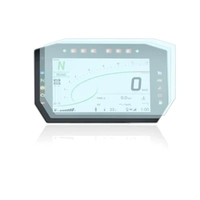 Abbildung von Tachoschutzfolie Displayschutzfolie passend für Kawasaki H2 SX SE 2022+ 2x Ultra Clear