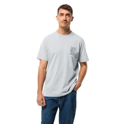 Abbildung von Jack Wolfskin Tshirt print, Herren, Größe: XXL, Soft blue