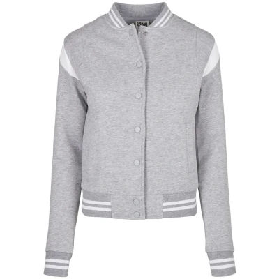 Abbildung von Urban Classics Sweatjacke, Damen, Größe: XL, Grey white