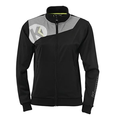 Abbildung von Kempa Damen Core 2.0 Poly Jacke, schwarz(schwarz/dark grau melange), XS