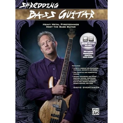 Abbildung von Shredding Bass Guitar: Heavy Metal Pyrotechnics Meet the Guitar, Book &amp; CD