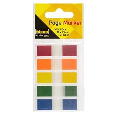 Abbildung von Idena 312732 Page Marker Strips, mehrfarbig, 1 Stück