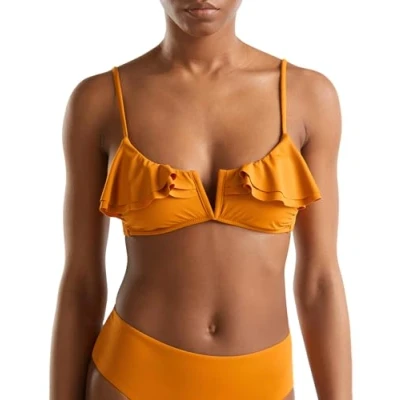 Abbildung von United Colors of Benetton Bikinitop, Damen, Größe: Small, Yellow