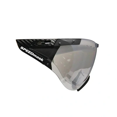 Abbildung von Casco Speedmask Carbonic Silver Clear Black Side Visier