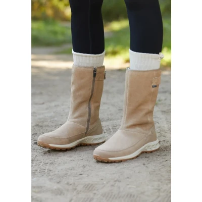 Abbildung von Jack Wolfskin Queenstown Texapore BOOT Gummistiefel, Damen, Größe: 36, Cookie Veloursleder