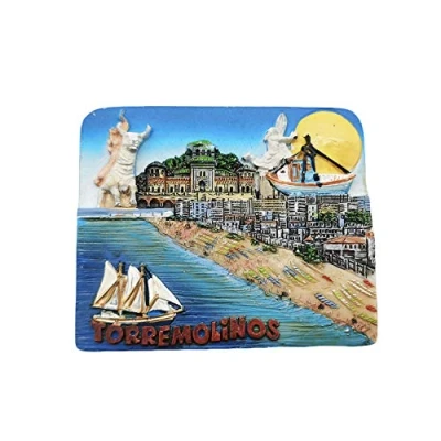 Abbildung von Torremolinos Spanien 3D Kühlschrankmagnet Travel Sticker Souvenirs, Home &amp; Kitchen Decoration aus China