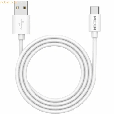 Abbildung von PEDEA Schnelllade und Datenkabel USB A/USB C, 1m Kabel, Typ A