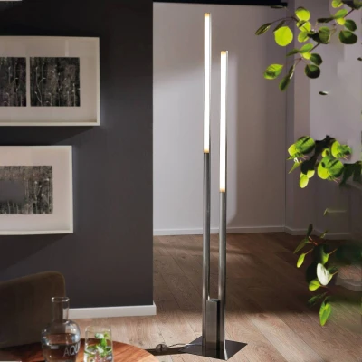Abbildung von EGLO connect Fraioli Z LED Stehleuchte nickel matt