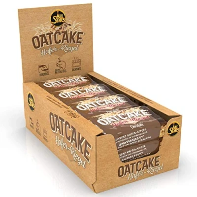 Abbildung von All Stars Oatcake Hafer Riegel Chocolate I 12 Energy je 80g Protein Bar mit Haferflocken &amp; hochwertigen Kohlenhydraten süßer Müsli super sättigend