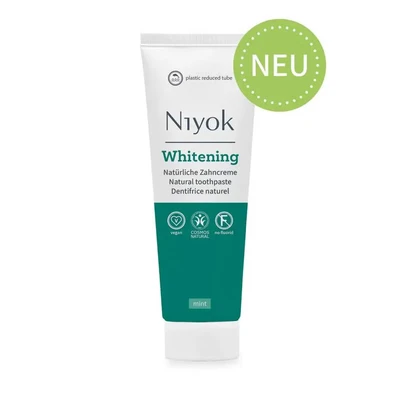 Abbildung von Niyok Zahnpasta Zahncreme Whitening Minze 75ml