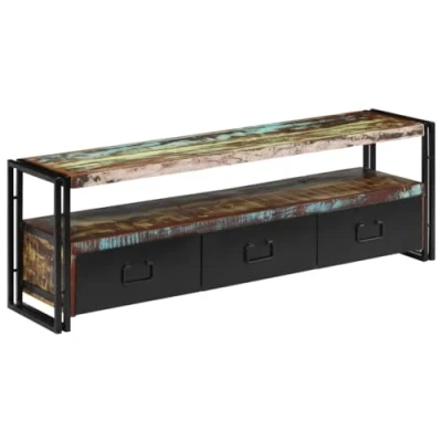 Abbildung von vidaXL TV Schrank Altholz 120x30x40cm Fernsehschrank Lowboard Fernsehtisch