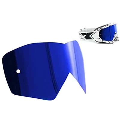 Abbildung von TWO X Race Spiegelglas blau Ersatzglas verspiegelt