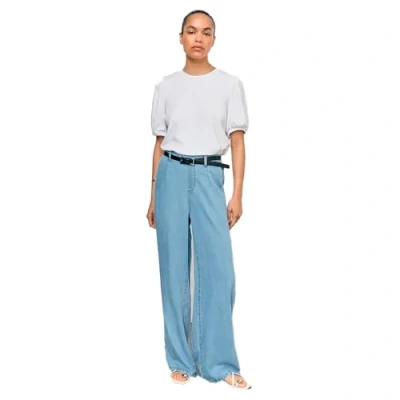 Abbildung von Object Lockere Hose, Hellblau Denim, XL