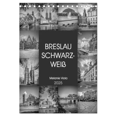 Abbildung von BRESLAU SCHWARZWEIß (Tischkalender 2025 DIN A5 hoch), CALVENDO Monatskalender