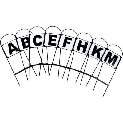 Abbildung von Horka Dressur Buchstaben Basis Set 8 Schwarz
