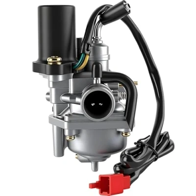 Abbildung von Wilktop 18mm Vergaser, E Choke Ersatzvergaser Carburetor CPI, 2Takt, Hussar, Minarelli, Popcorn, Oliver, Generic, Keeway (JOG 50 JOG 90)