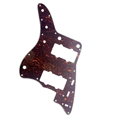 Abbildung von KAISH USA Spec Red Black Tortoise Vintage Jazzmaster Guitar Pickguard Scratch Plate for Fender
