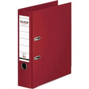 Abbildung von Falken 10 x Ordner Chromocolor A4 PP 80mm Bordeaux