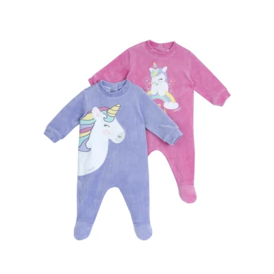 Abbildung von Chicco SET 2 Pieces Strampler für Kinder, Größe: 56, Violet