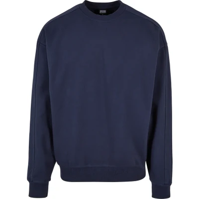 Abbildung von Urban Classics Heavy Terry Garment DYE CREW Sweatshirt, Herren, Größe: Medium, Bottlegreen