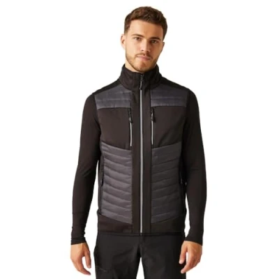 Abbildung von Regatta Herren Men&#039;s E volve Thermal Hybrid Isolierte Bodywarmer, grau/schwarz, M