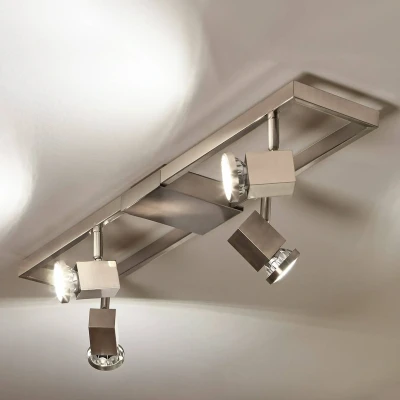 Abbildung von Eglo 93678 Spot LED ZERACO nickel matt, GU10 max. 4X5W