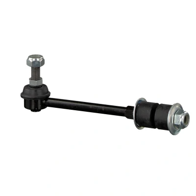 Abbildung von FEBI BILSTEIN 42579 Koppelstange Hinterachse links, rechts M10 x 1,25 mit Mutter, Unterlegscheiben, Lager Stahl schwarz