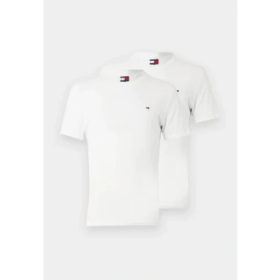 Abbildung von Tommy Jeans TEE 2 PACK Tshirt basic, Herren, Größe: 44, Ecru